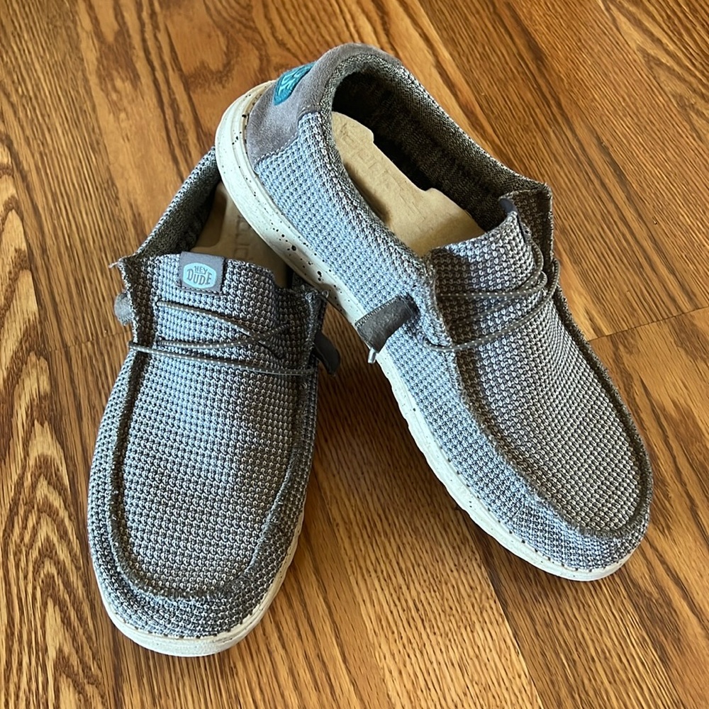 Men’s Hey Dude Wally Sport Mesh Grey 11